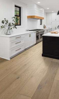 Laminate Flooring with white cabinets | Myers Flooring of Nashville