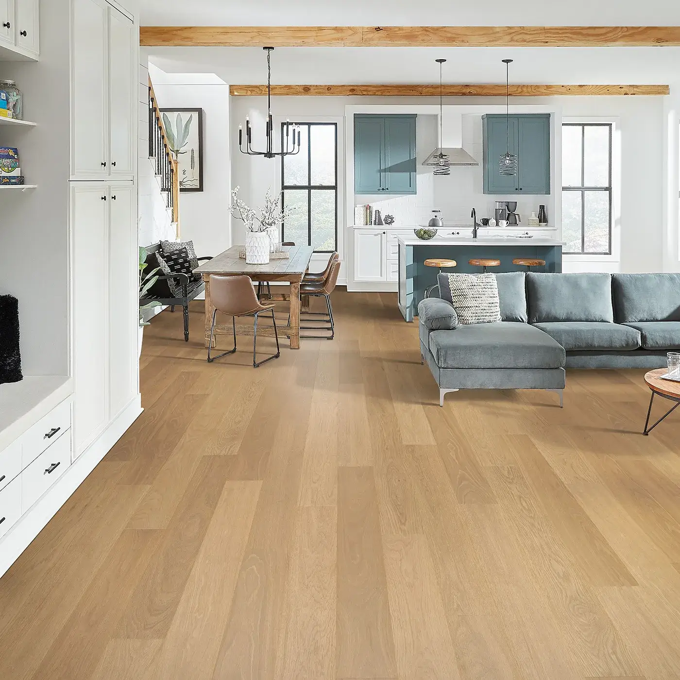 33611_02_room Mohawk Laminate in a light blonde wood color | Myers Flooring of Nashville